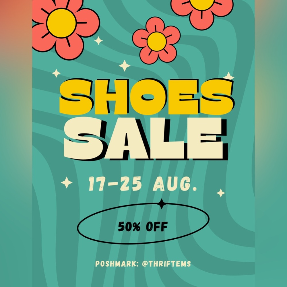 ALL SHOES LISTED 50% OFF